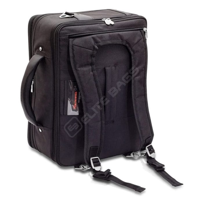 DOCTOR'S maletín médico sarga. Negro Elite bags EB00.003