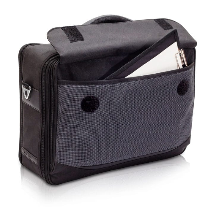 DOCTOR'S maletín médico sarga. Negro Elite bags EB00.003