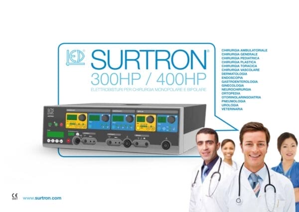 Electrobisturí SURTRON 300HP para cirugía monopolar y bipolar - Imagen 3