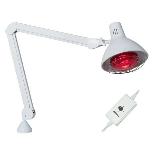 Lámpara de Infrarrojos con Temporizador 250W y Base Rodable Luxo - Imagen 4